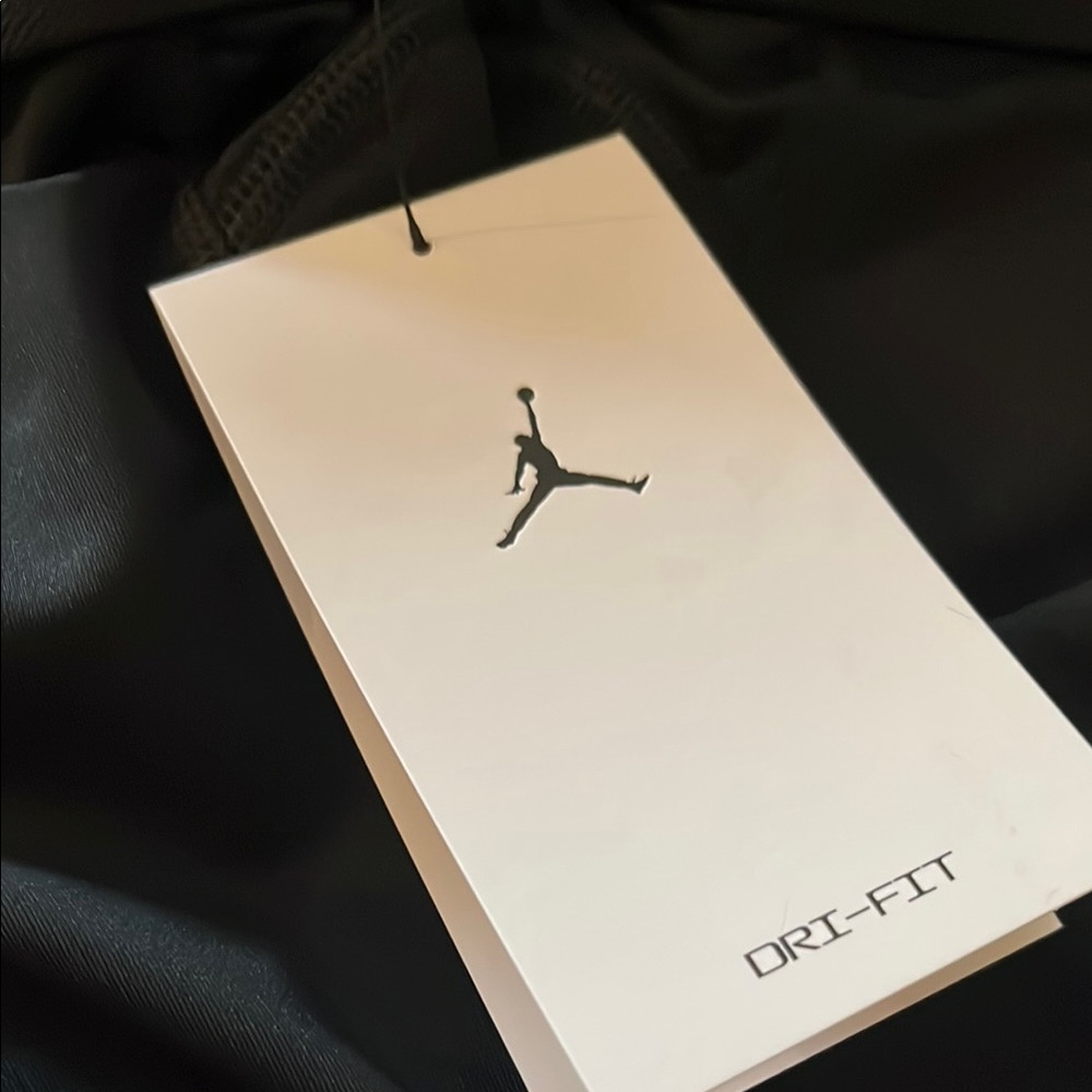 NWT Jordan Nike Black Dri-FIT Active Leggings Men’s 3XL - Picture 2 of 7
